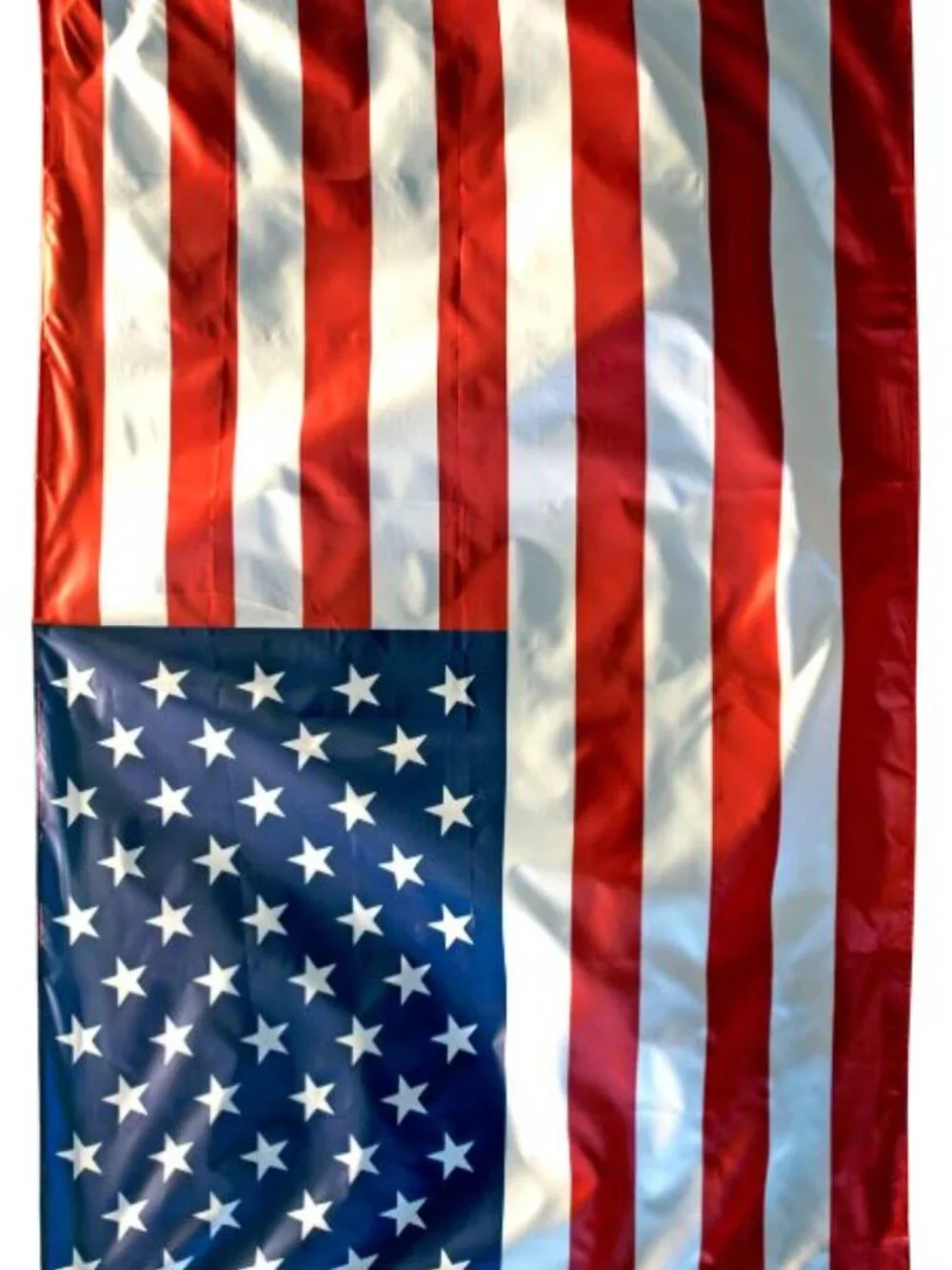 'Merica BUNDLE 3x5 American Flag + 16x12 Flag Tin Sign Bricks
